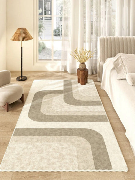 Modern Rugs under Dining Room Table, Abstract Modern Rugs for Living Room, Simple Geometric Carpets for Kitchen, Contemporary Modern Rugs Next to Bed-artworkcanvas