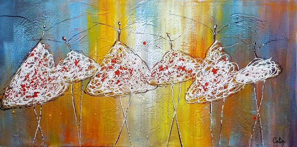 Original Abstract Painting, Ballet Dancer Painting, Simple Modern Art, Contemporary Wall Art Painting, Bedroom Painting, Simple Abstract Painting-artworkcanvas