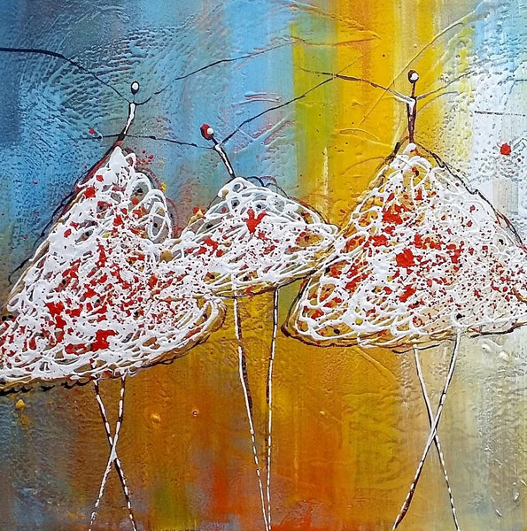 Original Abstract Painting, Ballet Dancer Painting, Simple Modern Art, Contemporary Wall Art Painting, Bedroom Painting, Simple Abstract Painting-artworkcanvas