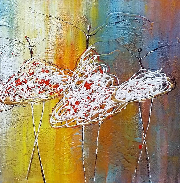 Original Abstract Painting, Ballet Dancer Painting, Simple Modern Art, Contemporary Wall Art Painting, Bedroom Painting, Simple Abstract Painting-artworkcanvas