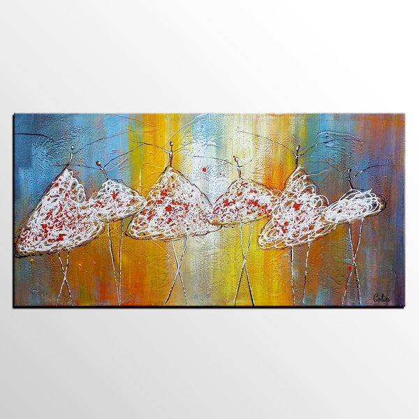 Original Abstract Painting, Ballet Dancer Painting, Simple Modern Art, Contemporary Wall Art Painting, Bedroom Painting, Simple Abstract Painting-artworkcanvas