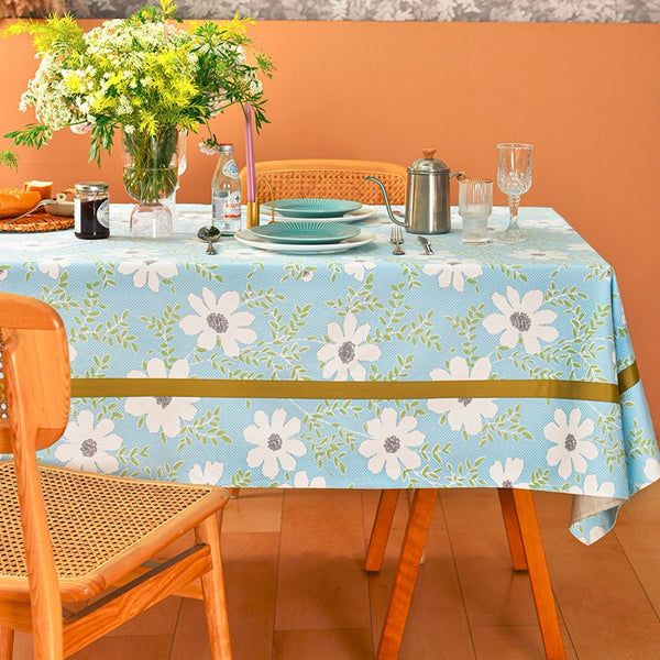 Modern Table Cloths for Dining Room, Farmhouse Cotton Table Cloth, Kitchen Rectangular Table Covers, Square Tablecloth for Round Table, Wedding Tablecloth-artworkcanvas