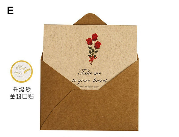 Greeting Cards to Mother, Greeting Cards for Friends, Anniversary Greeting Cards, Creative Birthday Greeting Card, Beautiful Valentine's Day Greeting Card-artworkcanvas