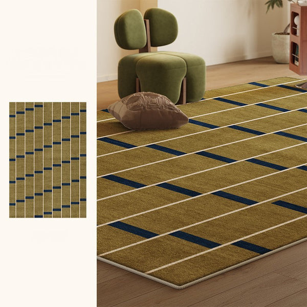 Large Modern Rugs for Living Room, Mid Century Modern Rugs for Bedroom, Abstract Geometric Modern Rugs, Green Modern Rugs for Dining Room-artworkcanvas