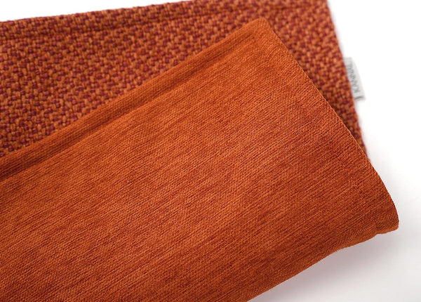 Orange Square Modern Throw Pillows for Couch, Large Contemporary Modern Sofa Pillows, Simple Decorative Throw Pillows, Large Throw Pillow for Interior Design-artworkcanvas