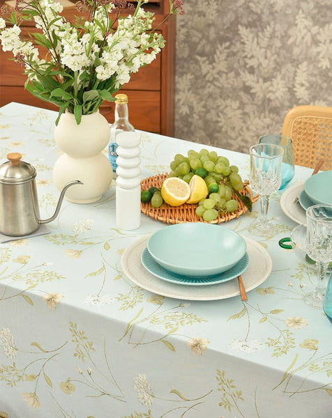 Farmhouse Table Cloth, Wedding Tablecloth, Large Rectangle Tablecloth for Dining Room Table, Rectangular Table Covers for Kitchen, Square Tablecloth for Coffee Table-artworkcanvas