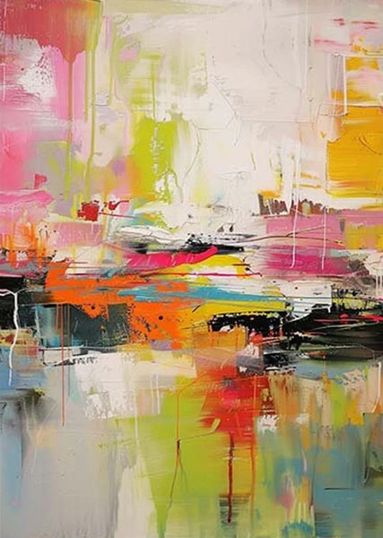 Simple Painting Ideas, Hand Painted Wall Painting, Extra Large Paintings for Living Room, Modern Abstract Art for Bedroom, Abstract Acrylic Wall Painting-artworkcanvas