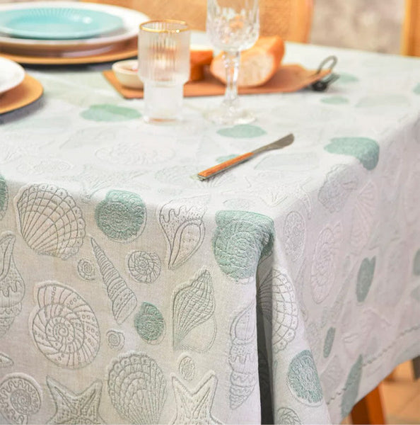 Modern Dining Room Table Cloths, Farmhouse Table Cloth, Wedding Tablecloth, Square Tablecloth for Round Table, Cotton Rectangular Table Covers for Kitchen-artworkcanvas