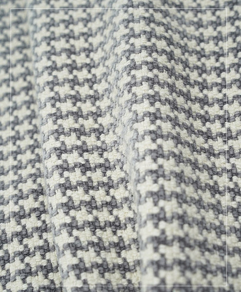 Gray Chequer Modern Sofa Pillows, Large Decorative Throw Pillows, Contemporary Square Modern Throw Pillows for Couch, Abstract Throw Pillow for Interior Design-artworkcanvas