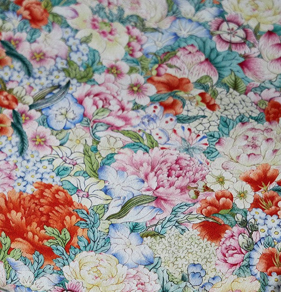 Extra Large Rectangle Tablecloth for Dining Room Table, Natural Spring Flower Farmhouse Table Cloth, Flower Pattern Cotton Tablecloth, Square Tablecloth for Round Table-artworkcanvas