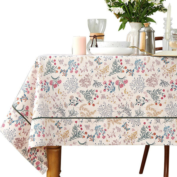 Large Rectangle Tablecloth for Dining Room Table, Rustic Table Covers for Kitchen, Country Farmhouse Tablecloth, Square Tablecloth for Round Table-artworkcanvas