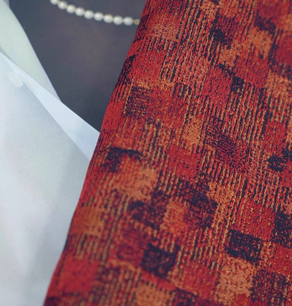 Large Modern Sofa Pillows, Red Decorative Throw Pillows for Couch, Large Decorative Throw Pillows, Contemporary Sofa Pillows for Interior Design-artworkcanvas