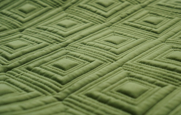 Large Square Modern Throw Pillows for Couch, Green Geometric Modern Sofa Pillows, Large Decorative Throw Pillows, Simple Throw Pillow for Interior Design-artworkcanvas