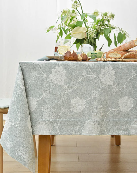Large Rectangle Tablecloth for Dining Room Table, Country Farmhouse Tablecloth, Square Tablecloth for Round Table, Rustic Table Covers for Kitchen-artworkcanvas