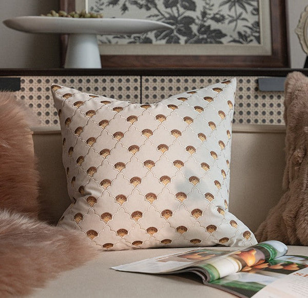 Decorative Pillow Arrangement Ideas for Couch, Modern Decorative Pillows for Bedroom, Embroidered Butterfly Pillow Covers, Large Decorative Throw Pillows for Living Room-artworkcanvas