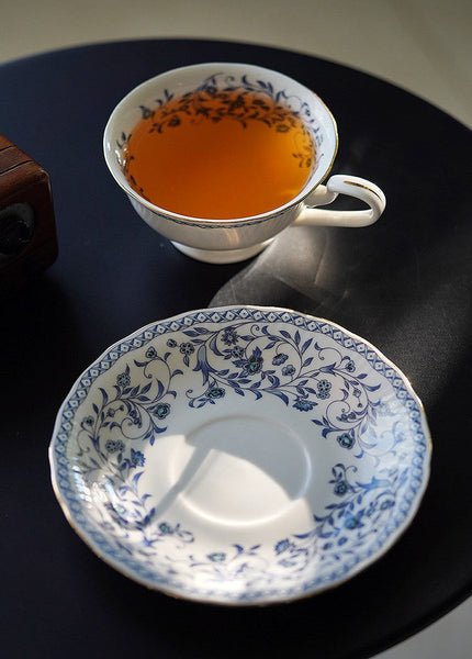 Classic British Tea Cups, Elegant Tea Cup With Saucer, Traditional Tea Cup Set, Porcelain Tea Cups, Floral Tea Cup Set, Ceramic Tea Cup with Saucer, Tea Cup Set, Vintage Tea Cup Set, Modern Ceramic Cups-artworkcanvas