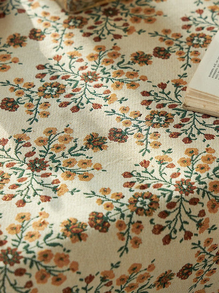 Spring Flower Pattern Tablecloth for Home Decoration, Extra Large Rectangle Tablecloth for Dining Room Table, Large Square Tablecloth for Round Table-artworkcanvas