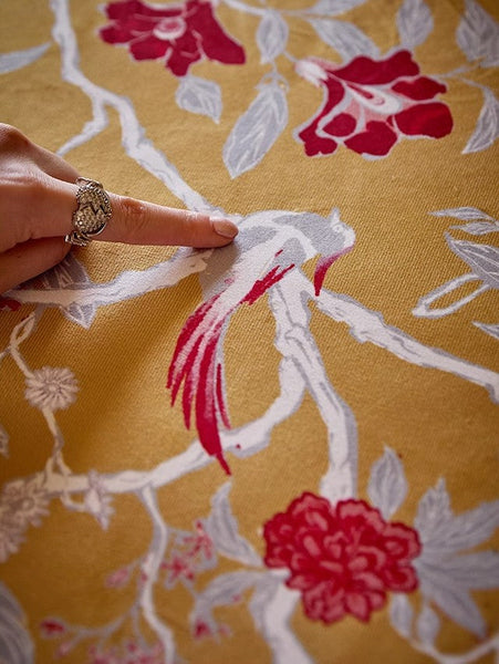 Farmhouse Table Cloth, Dining Room Flower Table Cloths, Large Square Tablecloth for Round Table, Extra Large Rectangular Table Covers for Kitchen-artworkcanvas