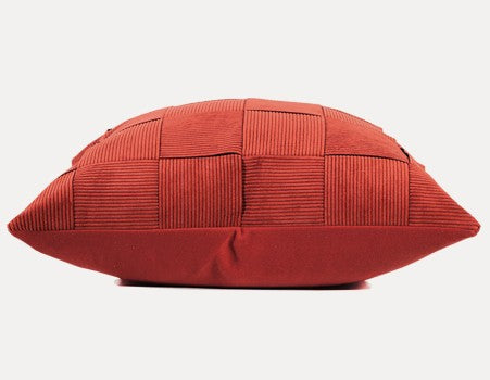 Modern Throw Pillows, Decorative Throw Pillow for Couch, Red Modern Sofa Pillows, Decorative Throw Pillows for Living Room Couch, Large Square Pillows-artworkcanvas