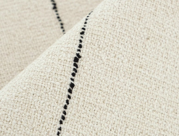 Large Modern Sofa Cushion, Beige Decorative Pillow Covers, Simple Decorative Throw Pillows for Living Room, Contemporary Modern Pillows for Couch-artworkcanvas