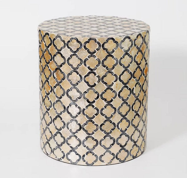 Modern Side Table, Small End Table, Portable Casual Side Table, Shell Small Sofa Side Table, Contemporary Bedside Table, Bedside Small Side Table, Creative Coffee Table, Contemporary Side Table-artworkcanvas