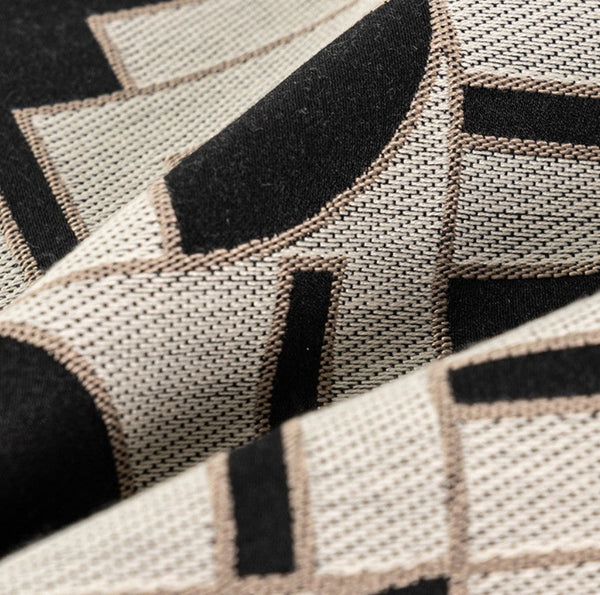 Geometric Contemporary Pillows, Abstract Decorative Throw Pillows, Square Modern Throw Pillows for Couch, Large Simple Throw Pillow for Interior Design-artworkcanvas