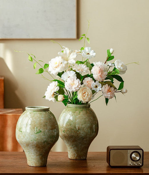 Centerpiece Ceramic Bud Vases, Porcelain Flower Vases, Flower Vases on Table, Handmade Water Holding Flower Vase-artworkcanvas