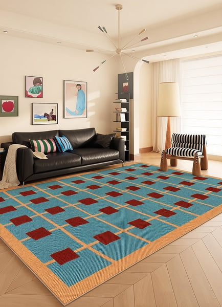 Contemporary Abstract Rugs for Dining Room, Modern Living Room Rug Ideas, Mid Century Modern Rugs, Geometric Contemporary Rugs