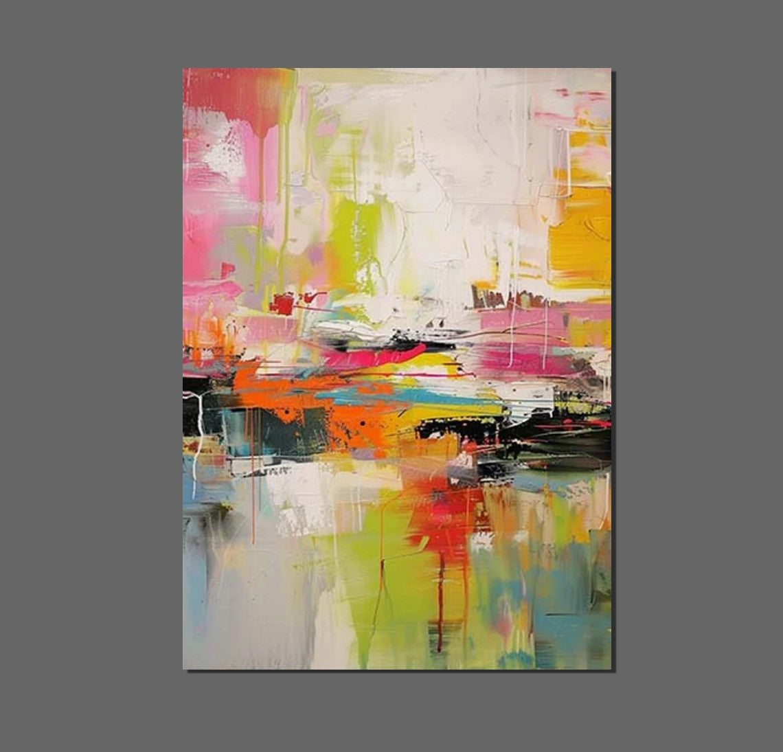 Simple Painting Ideas, Hand Painted Wall Painting, Extra Large Paintings for Living Room, Modern Abstract Art for Bedroom, Abstract Acrylic Wall Painting-artworkcanvas
