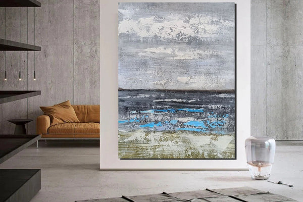 Living Room Acrylic Wall Art Ideas, Buy Art Online, Modern Abstract Paintings, Abstrct Acrylic Paintings, Heavy Texture Canvas Art