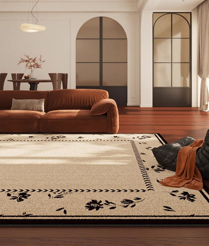 Unique Modern Rugs for Dining Room, Abstract Modern Rugs for Bedroom, Large Modern Rugs for Living Room, Contemporary Geometric Modern Rugs-artworkcanvas