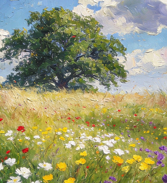 On Canvas Small Paintings, Spring Awakens the Wild, Hand Painted Canvas Art, Small Landscape Paintings, Original Oil Paintings, Small Wall Art Paintings-artworkcanvas