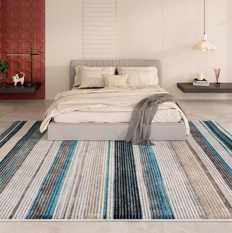 Unique Modern Rugs for Living Room, Abstract Contemporary Rugs for Bedroom, Modern Area Rugs under Sofa, Dining Room Floor Rugs, Modern Carpets for Office-artworkcanvas