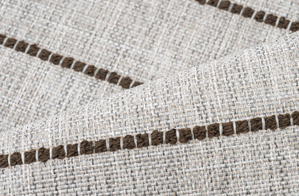 Contemporary Throw Pillow for Interior Design, Large Abstract Decorative Throw Pillows, Geometric Square Modern Throw Pillows for Couch-artworkcanvas