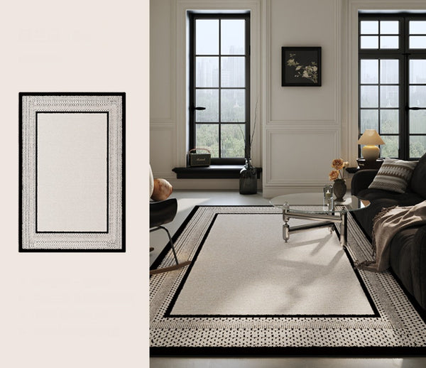 Dining Room Geometric Area Rugs, Contemporary Modern Rugs for Office, Bedroom Modern Rugs, Large Modern Rugs for Living Room-artworkcanvas