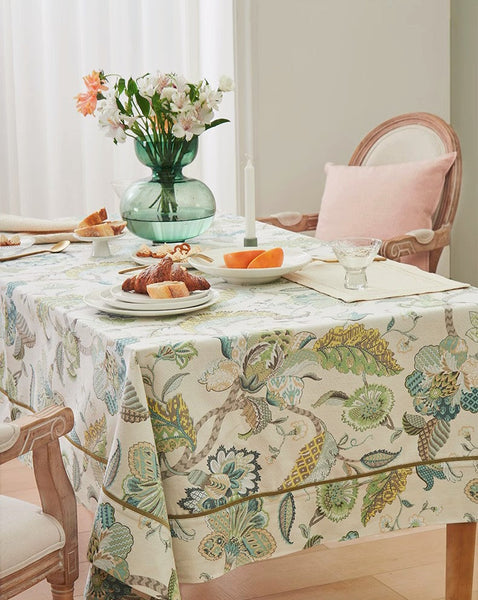 Rustic Table Covers for Kitchen, Large Rectangle Tablecloth for Dining Room Table, Country Farmhouse Tablecloth, Square Tablecloth for Round Table-artworkcanvas