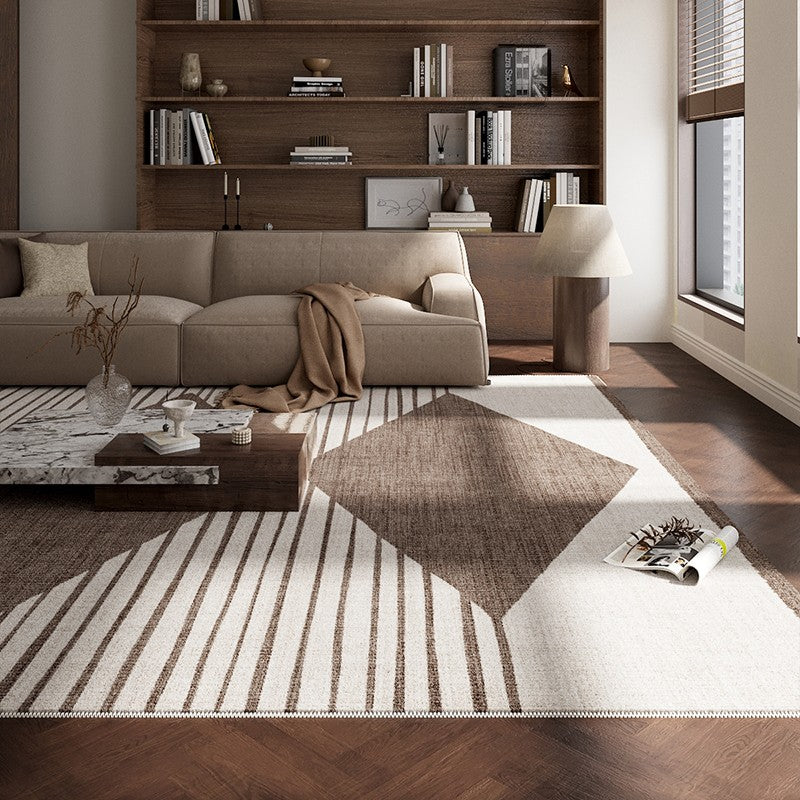 Contemporary Modern Rugs for Dining Room, Geometric Modern Rug Placement Ideas for Bedroom, Mid Century Modern Rugs for Living Room-artworkcanvas