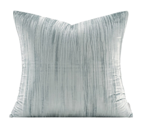 Decorative Pillow Covers, Modern Pillows for Couch, Blue Decorative Throw Pillows for Living Room, Large Modern Sofa Pillow Cases-artworkcanvas