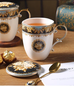 Beautiful British Ceramic Mugs, Large Capacity Ceramic Mugs for Office   artworkcanvas