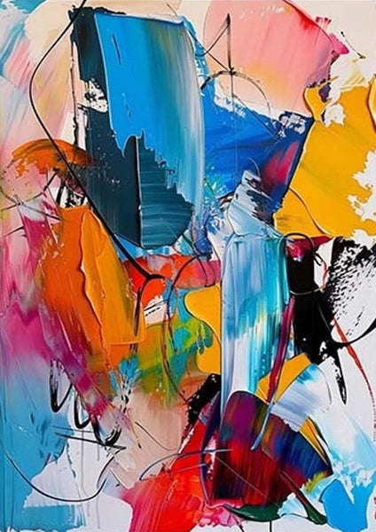 Acrylic Painting for Living Room, Hand Painted Acrylic Painting, Extra Large Wall Art Painting, Modern Contemporary Abstract Artwork, Buy Paintings Online-artworkcanvas