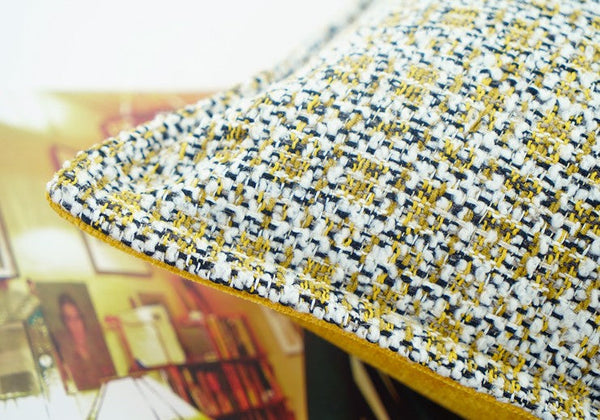 Contemporary Modern Sofa Pillows, Large Yellow Decorative Throw Pillows, Large Square Modern Throw Pillows for Couch, Simple Throw Pillow for Interior Design-artworkcanvas