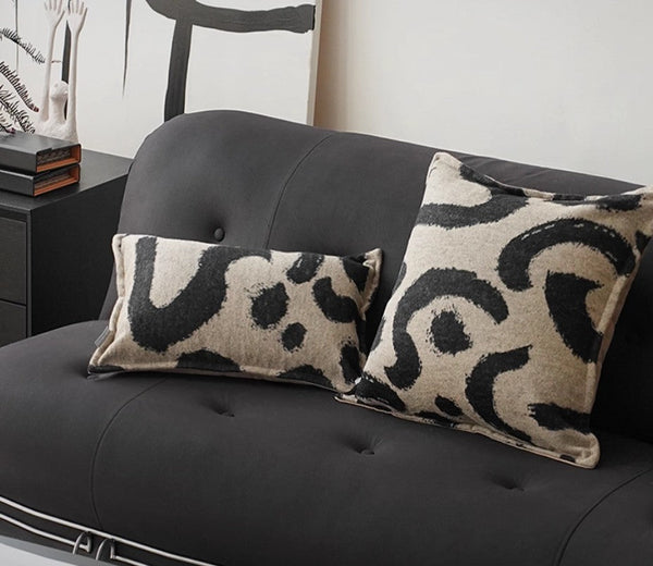 Modern Sofa Pillows for Couch, Contemporary Modern Sofa Pillows, Decorative Throw Pillows for Bedroom, Large Modern Pillow for Bedroom-artworkcanvas