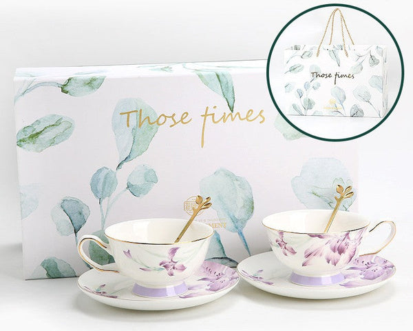 Porcelain Coffee Cup, Ceramic Tea Cup Set, Luxury Tea Cup with Saucer, Elegant Coffee Cup, Porcelain Tea cups, British Tea Cup Set, Afternoon Tea Cup with Saucer Set-artworkcanvas