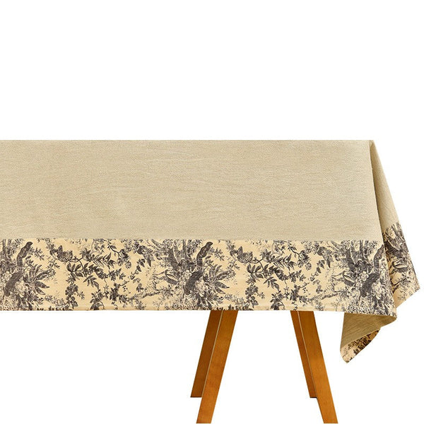 Cotton and Linen Rectangle Table Covers for Dining Room Table, Modern Tablecloth for Kitchen, Square Tablecloth for Coffee Table-artworkcanvas
