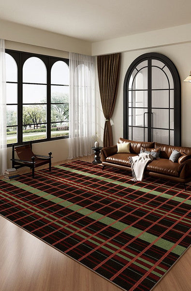 Mid Century Modern Rugs, Contemporary Modern Rugs for Living Room, Colorful Absract Rugs for Bedroom, Minimalist Geometric Rugs for Living Room-artworkcanvas