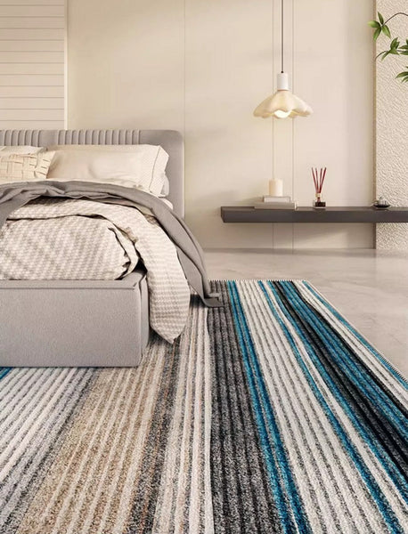Abstract Contemporary Rugs for Bedroom, Modern Rugs for Living Room, Modern Area Rugs under Sofa, Dining Room Floor Rugs, Modern Carpets for Office-artworkcanvas
