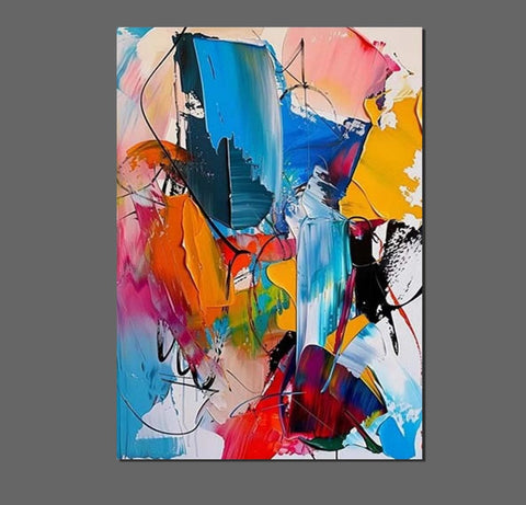 Acrylic Painting for Living Room, Hand Painted Acrylic Painting, Extra Large Wall Art Painting, Modern Contemporary Abstract Artwork, Buy Paintings Online-artworkcanvas