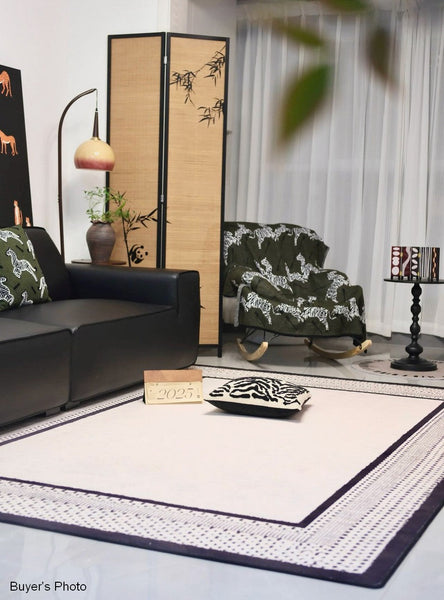 Dining Room Geometric Area Rugs, Contemporary Modern Rugs for Office, Bedroom Modern Rugs, Large Modern Rugs for Living Room-artworkcanvas