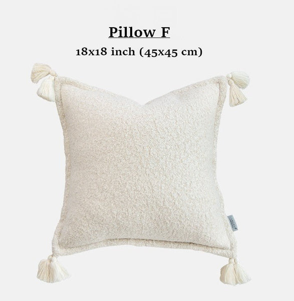 Modern Decorative Cushion Covers, Unique Decorative Pillow Arrangement Ideas for Couch, Decorative Pillows for Living Room, Large Decorative Pillows for Interior Design-artworkcanvas