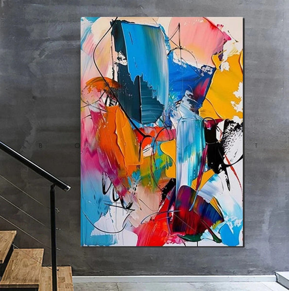 Acrylic Painting for Living Room, Hand Painted Acrylic Painting, Extra Large Wall Art Painting, Modern Contemporary Abstract Artwork, Buy Paintings Online-artworkcanvas
